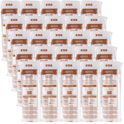 Dart Conex Translucent Plastic Cold Cups, 5oz, 2500/Carton