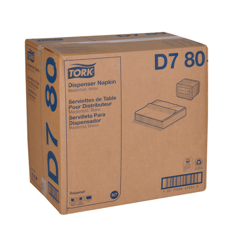 Napkin Dispenser Masterfold White 1-ply 13x12