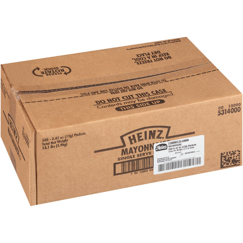 Heinz Mayonnaise Single Serve, 12 Gram -- 500 Case