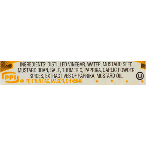 Mustard Yellow Single Serve Packet 0005390/78000358