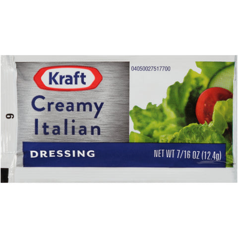Kraft Dressing Creamy Italian, 7/16 Ounce -- 200 Case