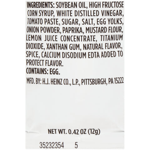 Heinz® DRESSING FRENCH SINGLE SERVE PACKET 532800/78000722