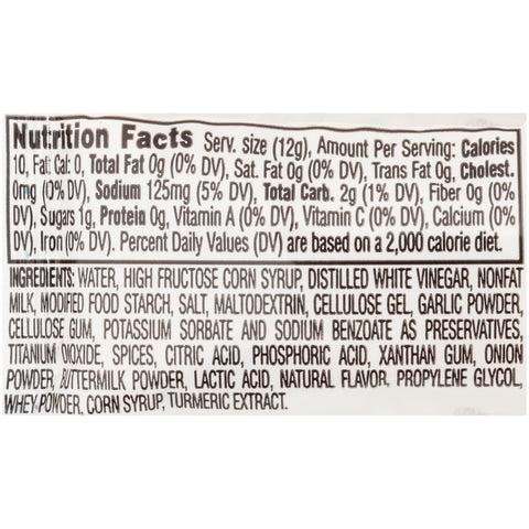 Dressing Ranch Fat Free Single Serve Packet 001h810/78000366