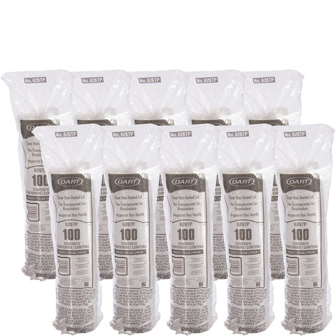 Lid Plastic Clear No Slot 16-20-24 Oz