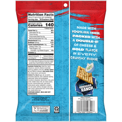 Cracker Grooves Cheddar Ranch