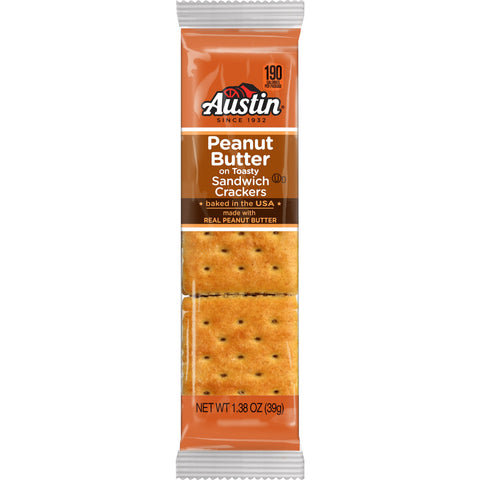 Austin® CRACKER PEANUT BUTTER SANDWICH SQUARE SS SLEEVE