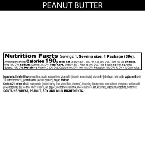 Cracker Peanut Butter Sandwich Square Ss Sleeve