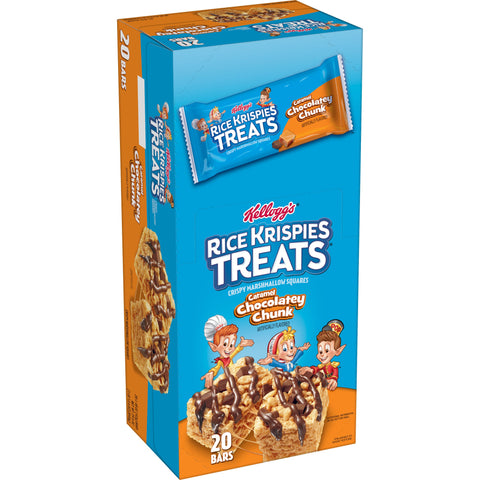 Kellogg's® SNACK BAR RICE KRISPIES TREATS® CARAMEL CHOCOLATEY CHUNK