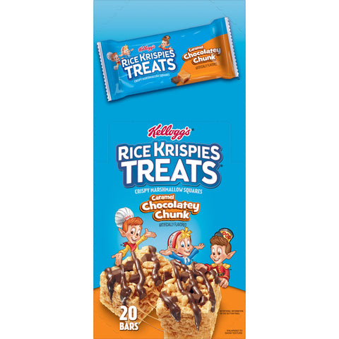 Kellogg's® SNACK BAR RICE KRISPIES TREATS® CARAMEL CHOCOLATEY CHUNK