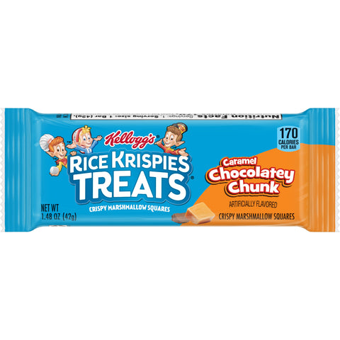 Kellogg's® SNACK BAR RICE KRISPIES TREATS® CARAMEL CHOCOLATEY CHUNK