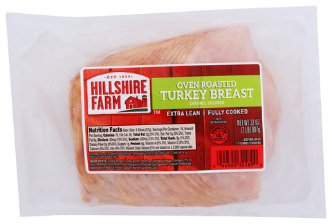 Hillshire Farm® TURKEY BREAST OVEN ROASTED SLICED 10321890414