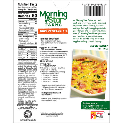 Veggie Bacon Breakfast Strip