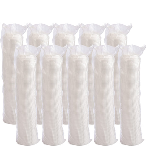White, Cappuccino Lid For 6j8, 8j8, 8ky8, 10fj8, 8x8g Foam Cups