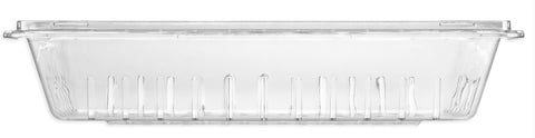 StorPlus™ CONTAINER FOOD STORAGE CONTAINER COLANDER CLEAR 26X18X5