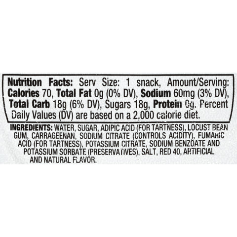 Gelatin Strawberry Single Serve 3.5 Oz