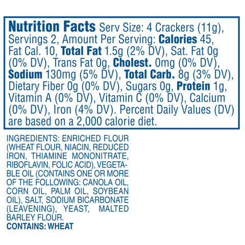 Lance CRACKERS SALTINE 2 PACK
