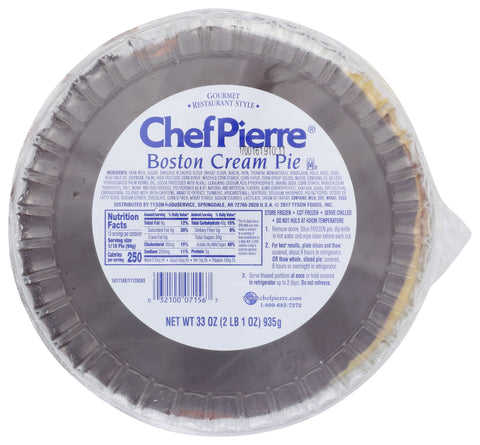 Pie Boston Cream Traditional W/ Domes 10