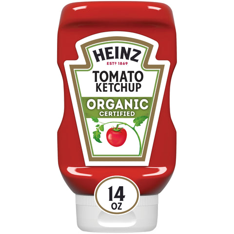 Heinz Organic Tomato Ketchup, 14 Ounce -- 6 per case.