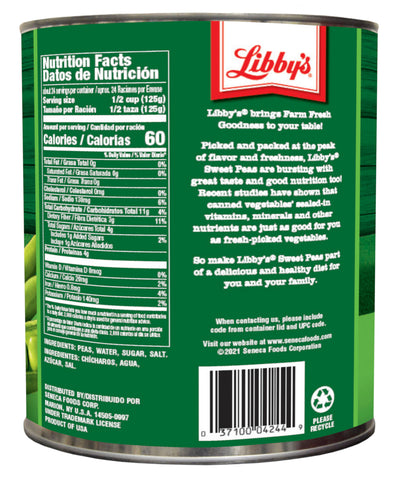 Packer PEA REDUCED SODIUM