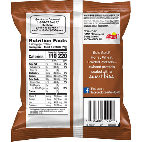 Rold Gold® PRETZEL HONEY WHEAT BRAIDS LSS