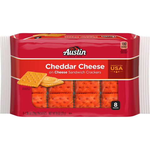 Cracker Cheese Cheddar Sandwich Square Ss Sleeve