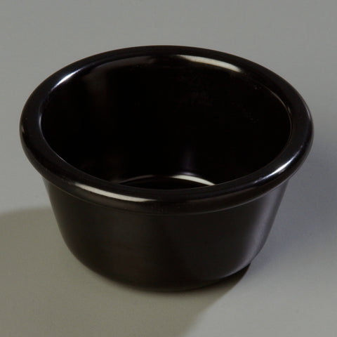 Carlisle RAMEKIN SMOOTH MELAMINE BLACK 6 OZ