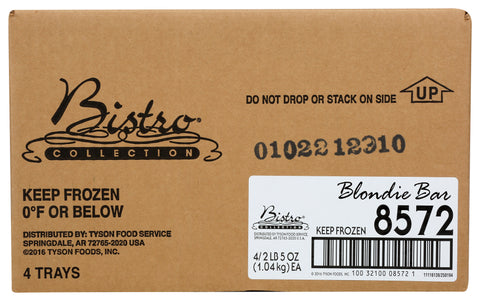 Sara Lee Bistro Collection Blondie Dessert Bar, 37 Ounce -- 4 per case.