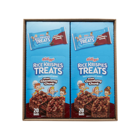 Kellogg's® SNACK BAR RICE KRISPIES TREATS® DOUBLE CHOCOLATEY CHUNK