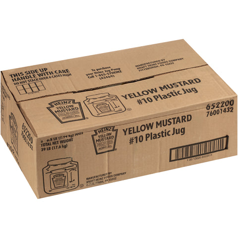 Heinz Yellow Mustard Jug, 104 ounce -- 6 per case