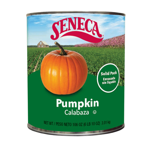 Seneca Solid Pack Pumpkin - no.10 can, 6 cans per case