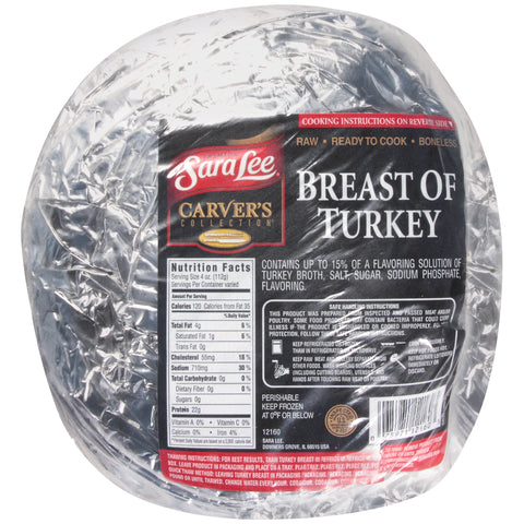 Turkey Breast Raw Foil Wrapped Carver's Collection