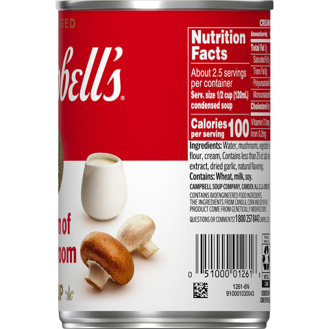 Campbell's® SOUP CREAM OF MUSHROOM CONDENSED