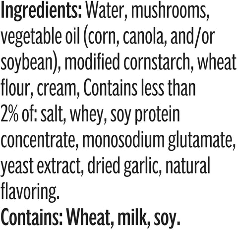 Campbell's® SOUP CREAM OF MUSHROOM FAMILY SIZE