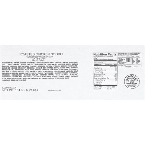 Chef Francisco® SOUP CHICKEN NOODLE ROASTED RTU 78004121/658350