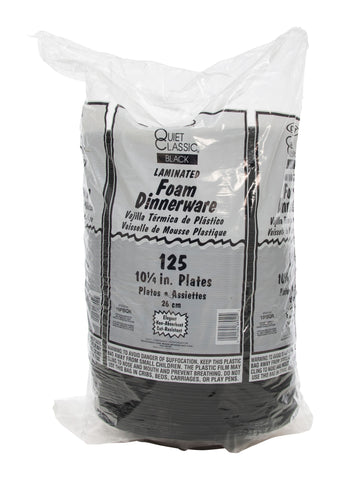 Dart Quiet Classic® PLATE FOAM LAMINATED BLACK 10.25