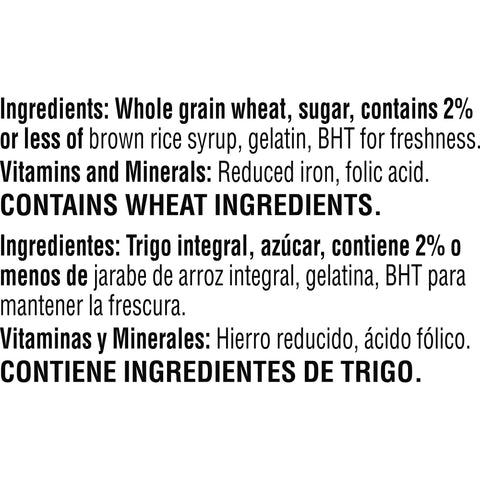 Kelloggs Bite Size Frosted Mini Wheats Cereal, 18 Ounce -- 16 per case.