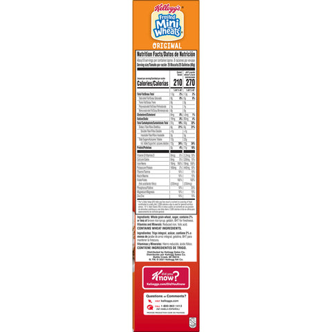 Cereal Frosted Mini Wheats Bite Size