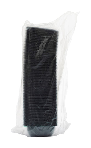 PresentaBowls Pro® BOWL SQUARE PLASTIC BLACK 12 OZ