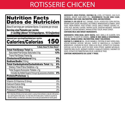 Chip Potato Pringles Crisps Rotissiere Chicken