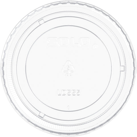 Solo® LID FOR PORTION SOUFFLE CUP CLEAR 2.5-3.25 OZ