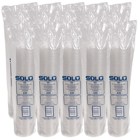 Lid Straw Slot Plastic Clear For Tp22