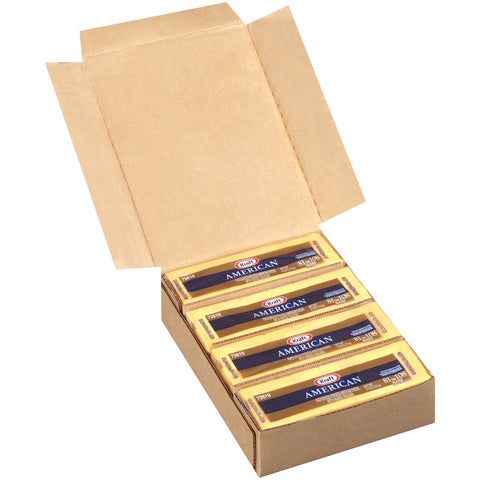 Kraft Regular American Sliced Cheese, 5 Pound -- 4 per case.