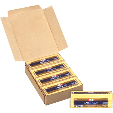 Cheese American Processed Sliced 81-108 Ct