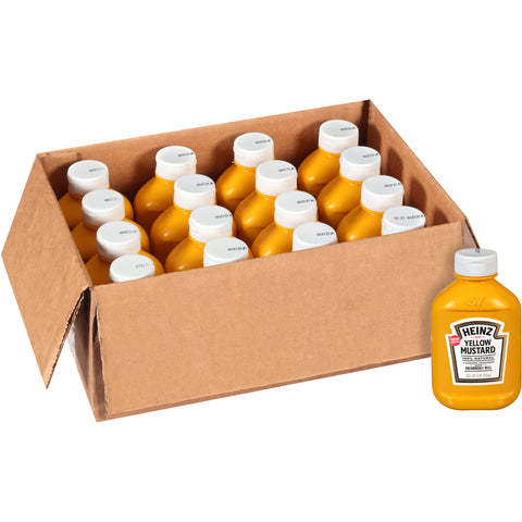 Heinz Mustard Forever Full Yellow Plastic, 9 Ounce -- 16 Case
