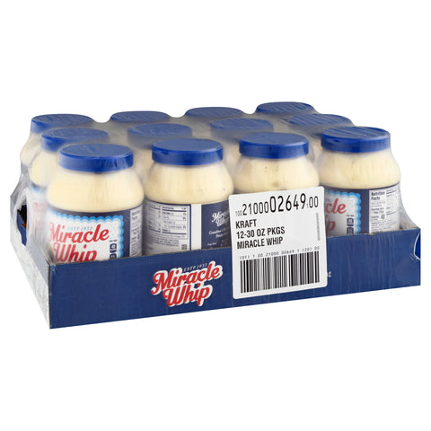 Miracle Whip Original Spoonable Dressing, 30 Ounce -- 12 per case.