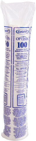 Lid Dome Reclosable Paper Hot Cup White