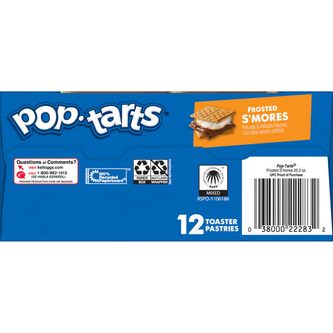 Kellogg's® PASTRY POP TART SMORES FROSTED 1.69 OZ SHELF STABLE TWIN PACK