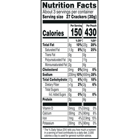 Cheez-It Original Baked Snack Crackers - 3 oz. bag, 60 per case