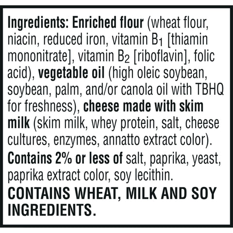 Cheez-It Original Baked Snack Crackers - 3 oz. bag, 60 per case