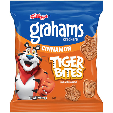 Kelloggs Tiger Bites Cinnamon Graham Crackers, 1 Ounce -- 150 per case